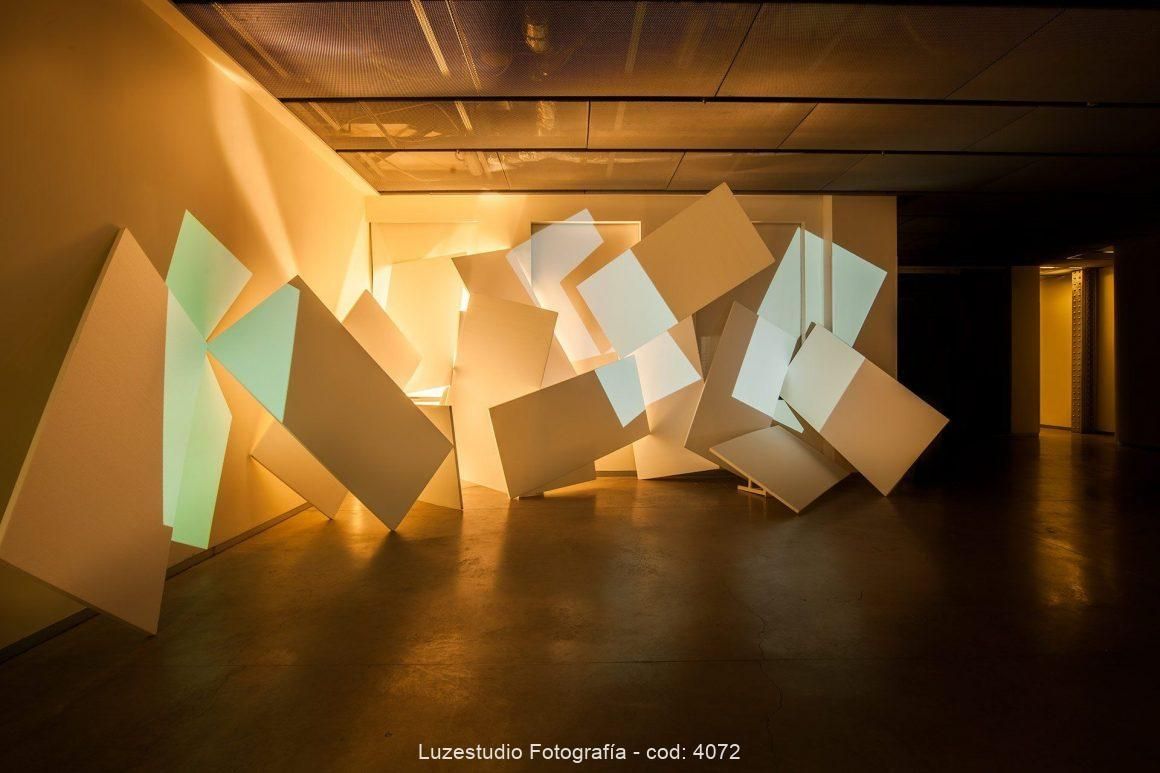 instalación artistica en fundación telefónica de madrid