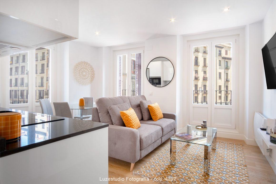 fotografo interiorismo interiores apartamento Madrid